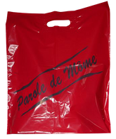 sac-plastique-personnalisable-poignee-decoupee-gaine-rouge- PEBD-1-couleur-Paris-Toulouse-Bordeaux